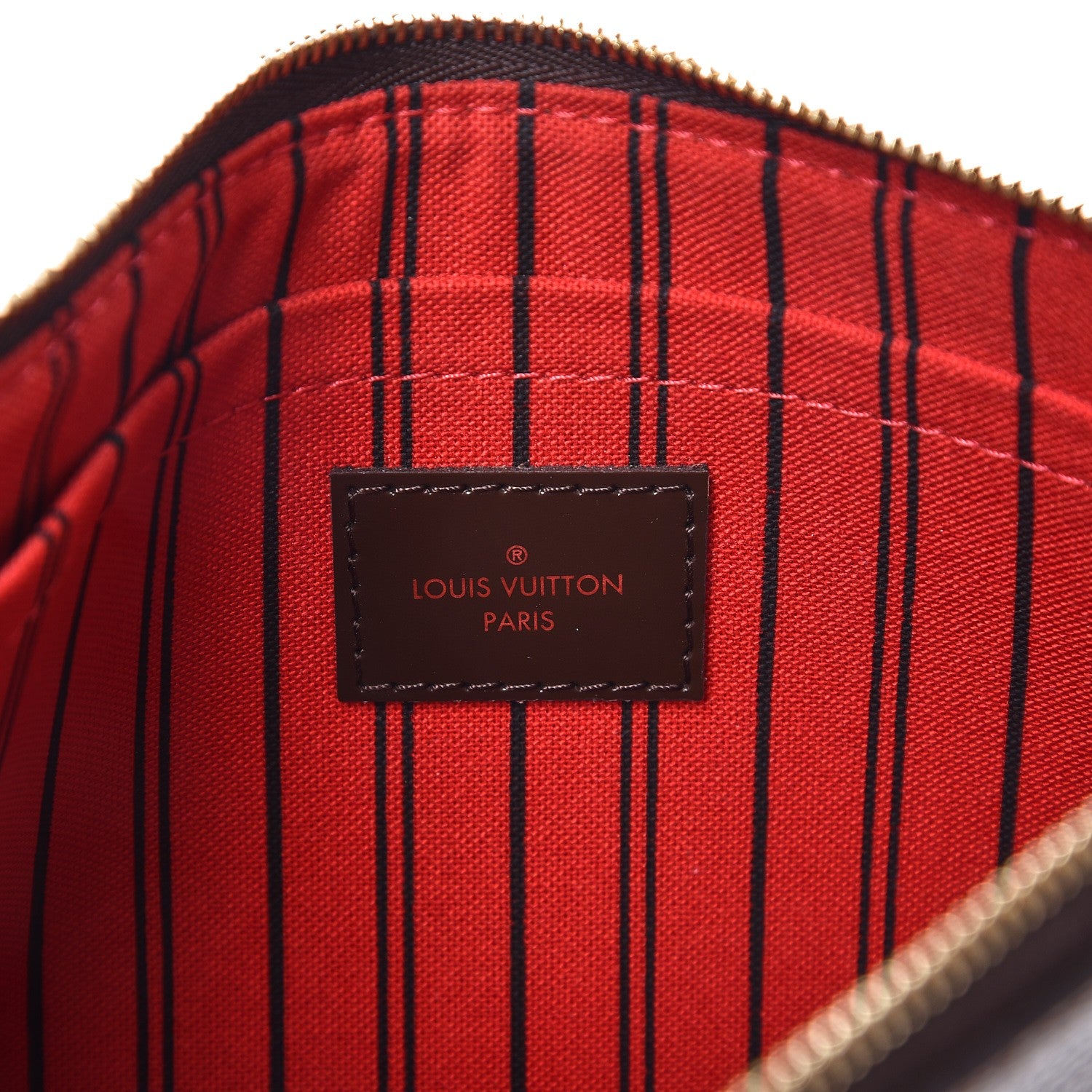 Louis Vuitton Damier Ebene Neverfull MM GM Pochette 6 of 10