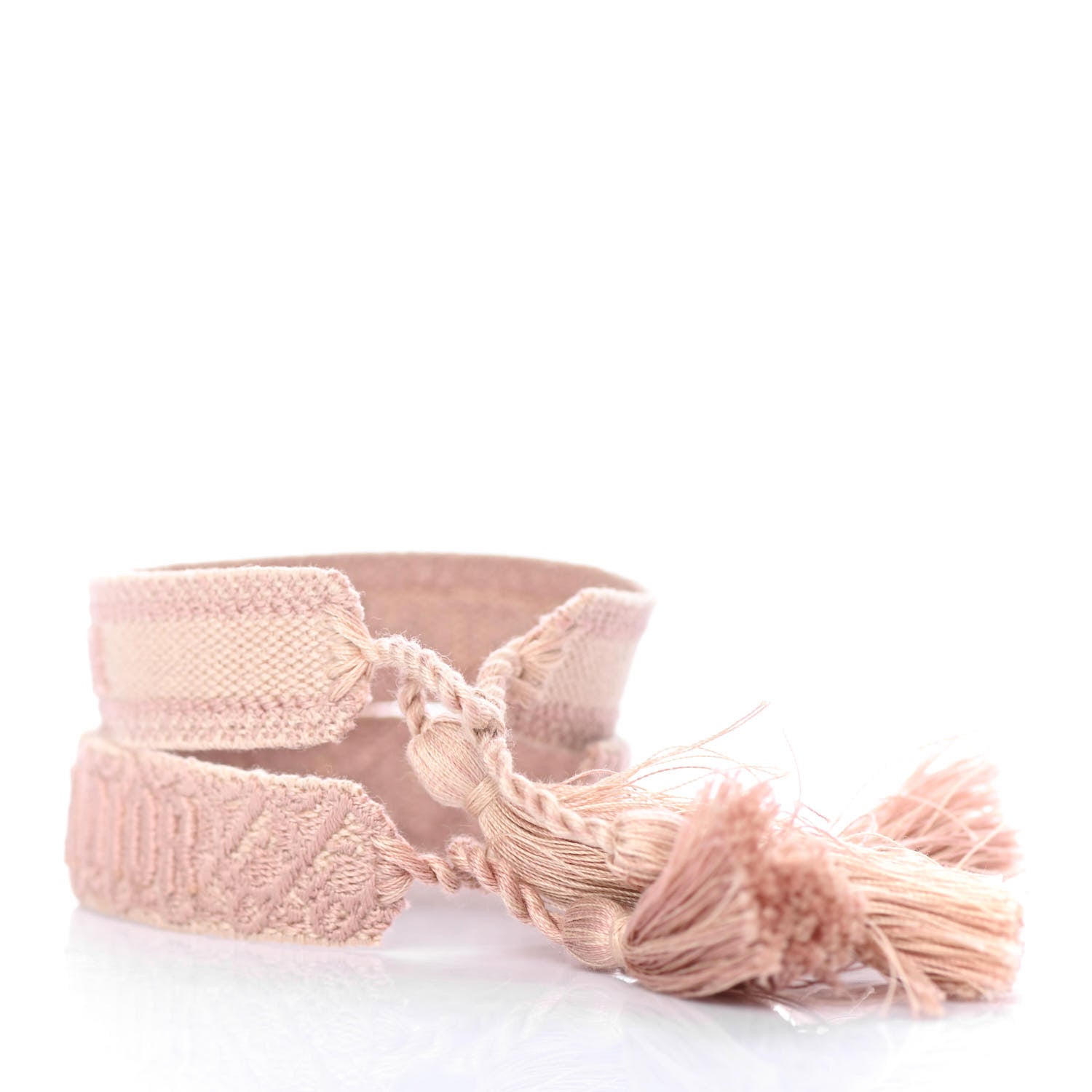 Christian Dior Woven Cotton J'Adior Friendship Bracelet Set Pink 2 of 4