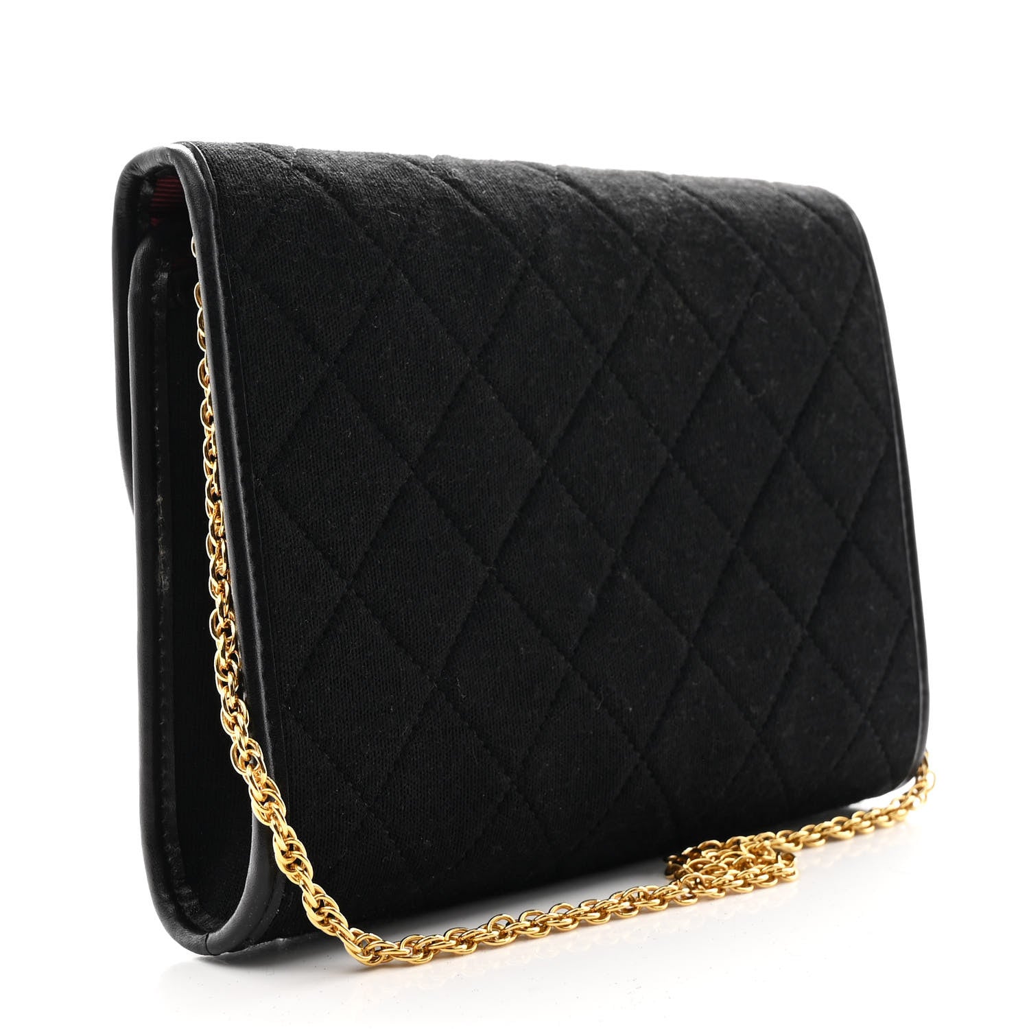 Chanel Jersey Quilted Mini Square Flap Black 3 of 12
