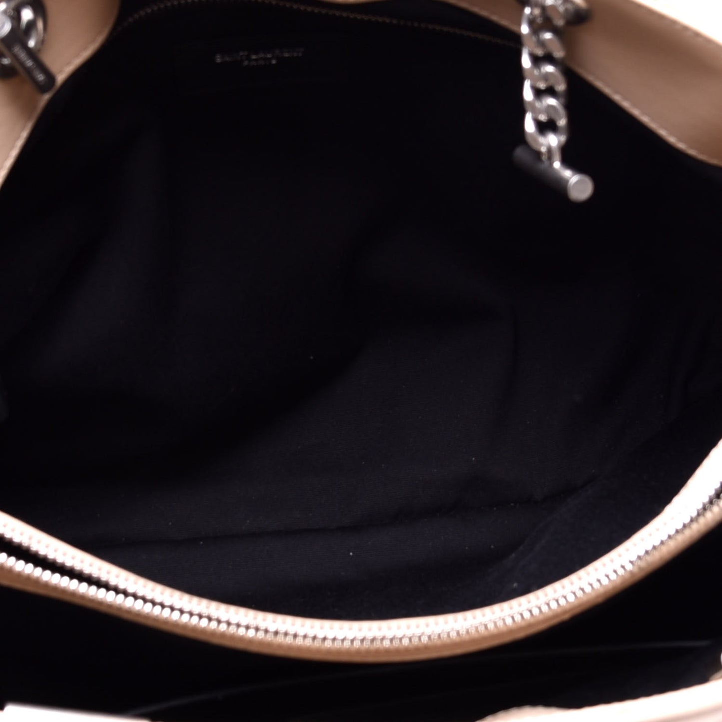 Calfskin Y Quilted Monogram Large Loulou Shopper Nude Powder