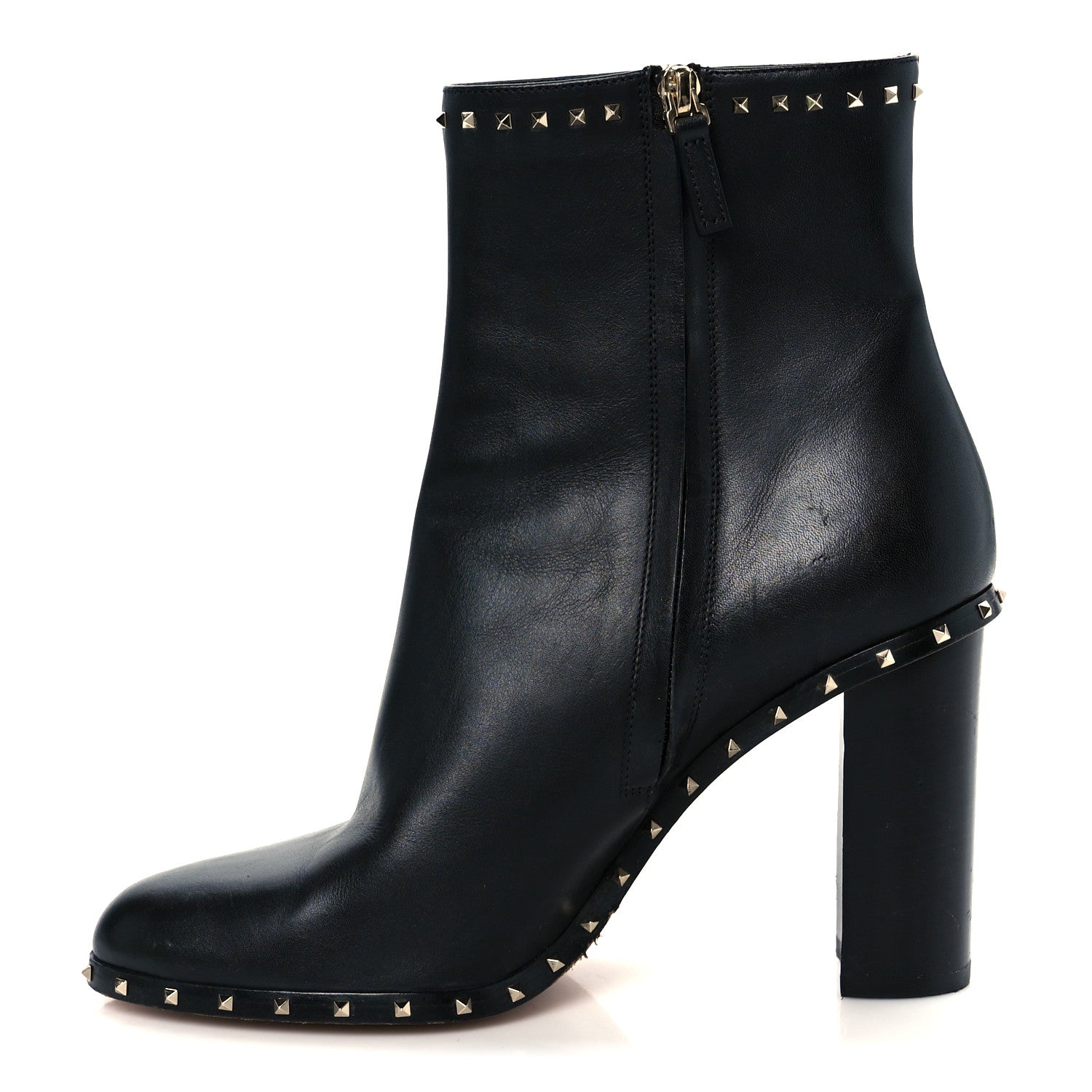 Valentino Garavani Nappa Soul Rockstud 90mm Ankle Boots 40 Black 1 of 10