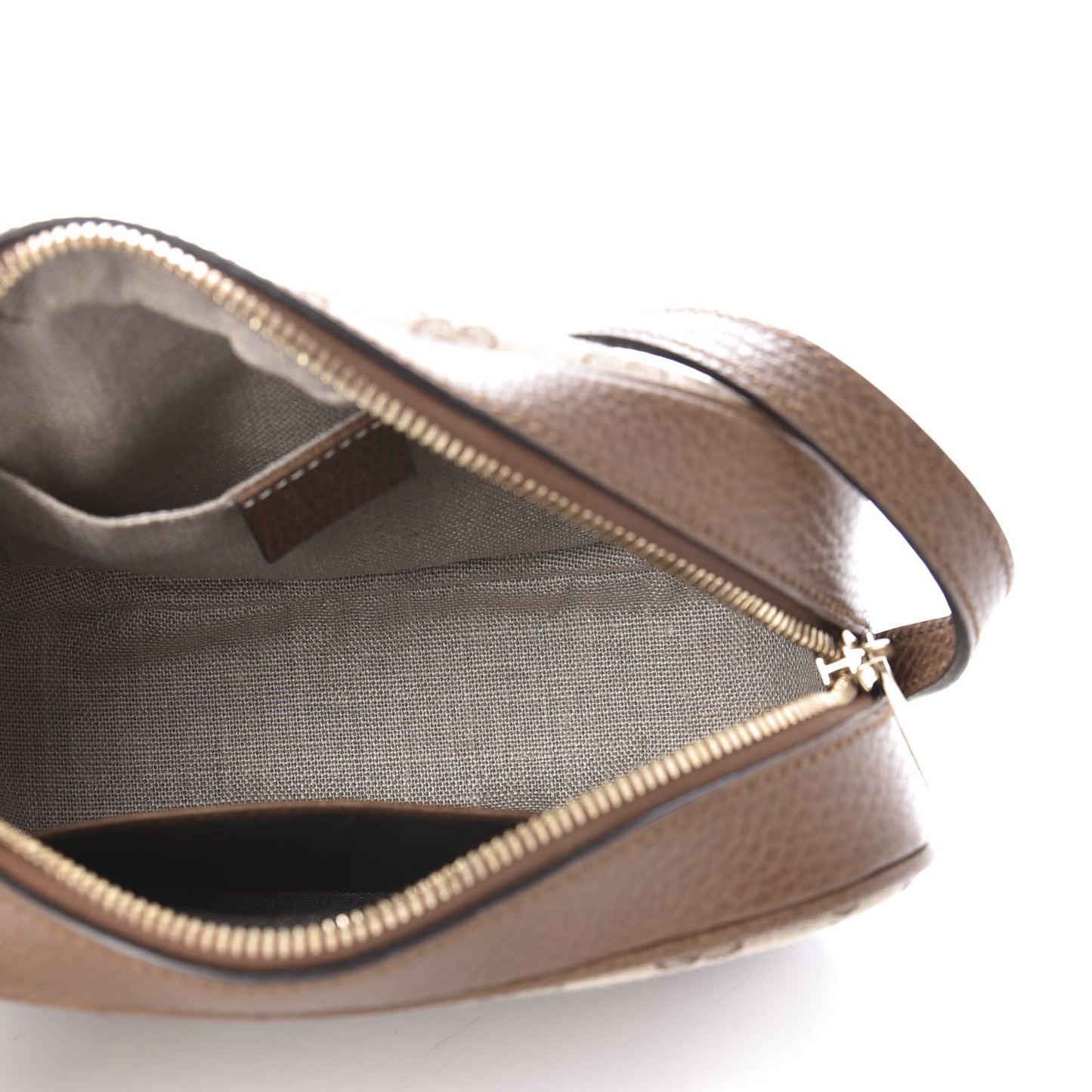 Monogram Mini Bree Messenger Bag Beige Tabacco