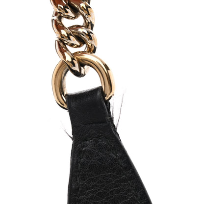 Gucci Pebbled Calfskin Large Soho Chain Shoulder Bag Black 12 of 15