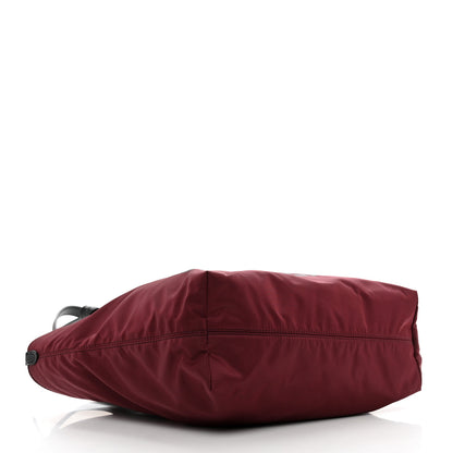 Burberry Nylon Logo Small Ardwell Tote Dark Red 4 of 9