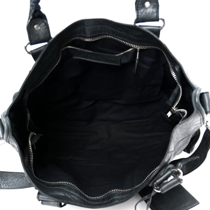 Balenciaga Agneau Giant 21 Silver Hardware Part Time Black 5 of 10