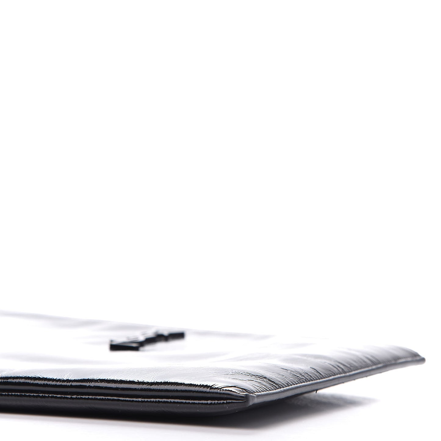 Texturized Patent Monogram iPad Case Black