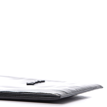 Saint Laurent Texturized Patent Monogram iPad Case Black 7 of 10