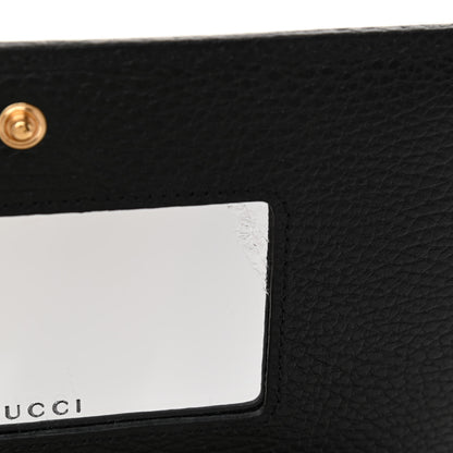 Gucci Calfskin Mini GG Marmont Chain Wallet Black 7 of 8