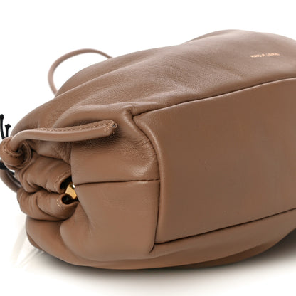 Mansur Gavriel Lambskin Cloud Mini Clutch Biscotto 8 of 9
