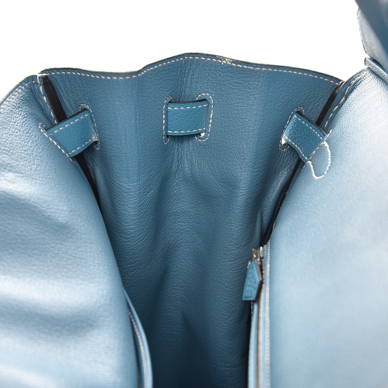 Hermes Togo Birkin 40 Blue Jean 18 of 37