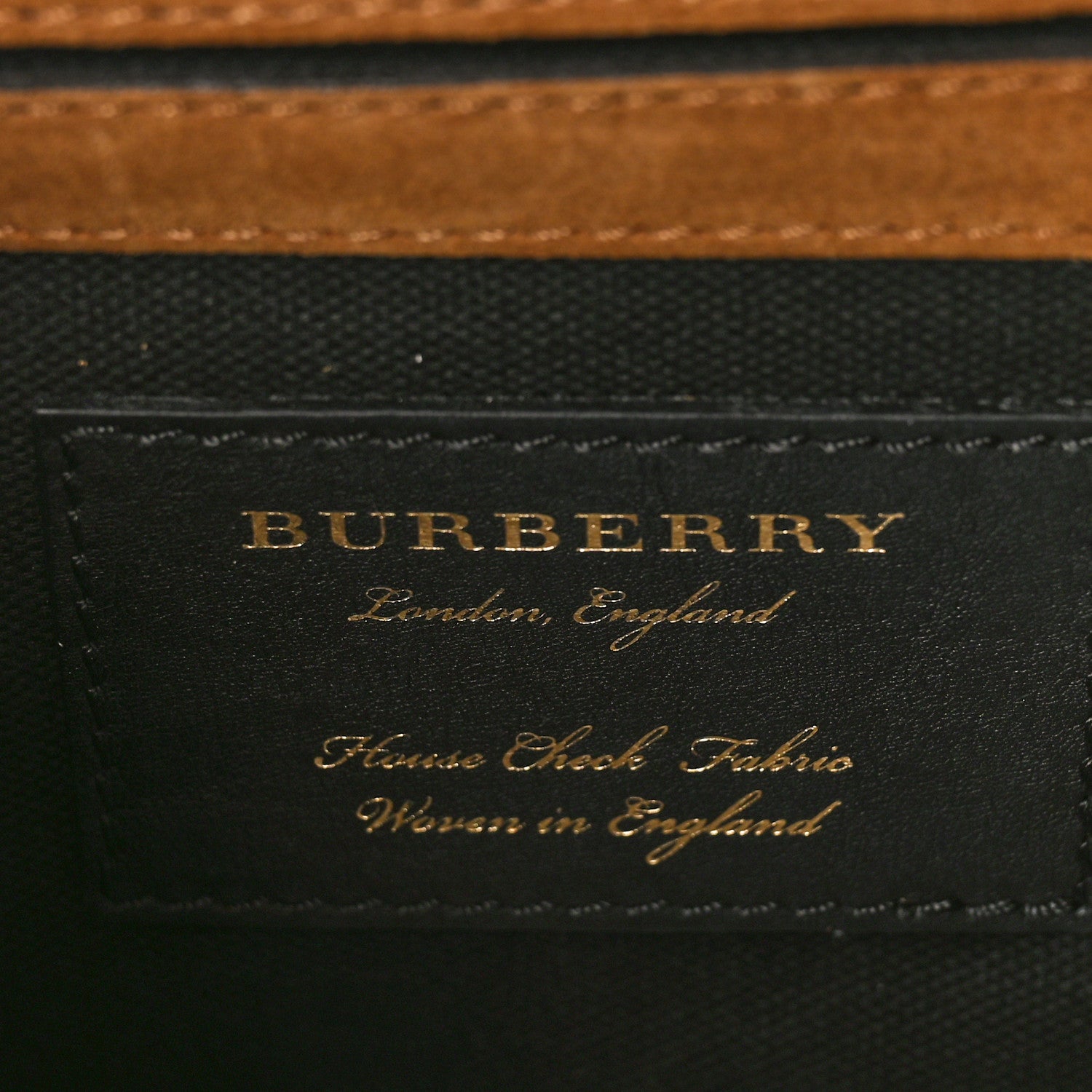 Burberry Derby Calfskin House Check Small Macken Crossbody Bag Mahogany Red 6 of 10