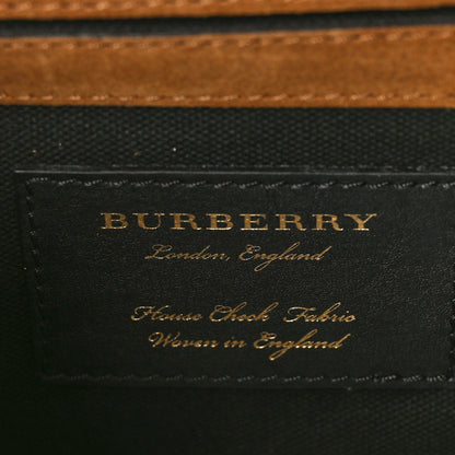 Burberry Derby Calfskin House Check Small Macken Crossbody Bag Mahogany Red 6 of 10