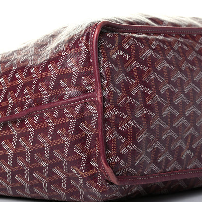 Goyard Goyardine Reversible Anjou PM Burgundy 5 of 7