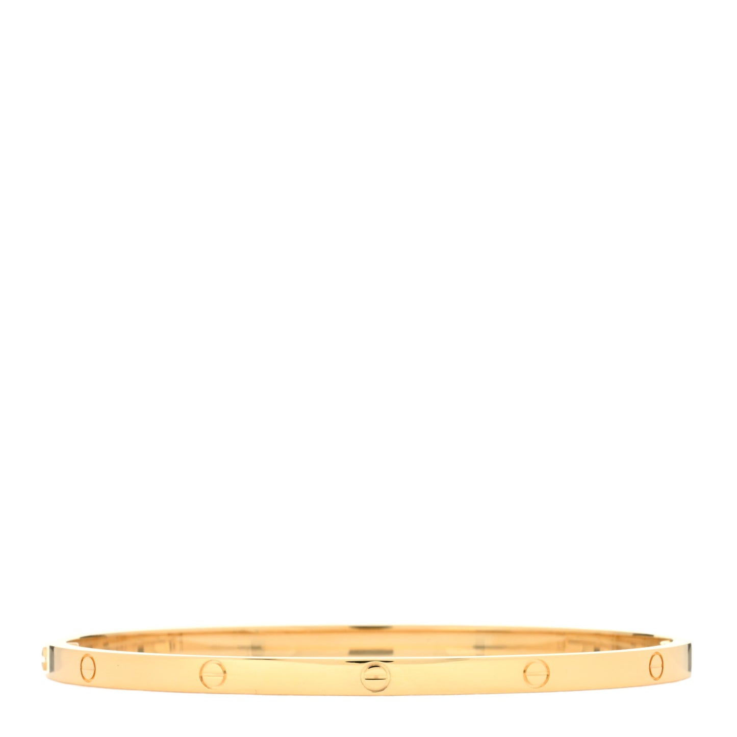 18K Yellow Gold Small LOVE Bracelet 19
