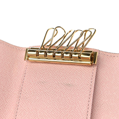 Louis Vuitton Damier Ebene Multicles 6 Key Holder Rose Ballerine 8 of 9