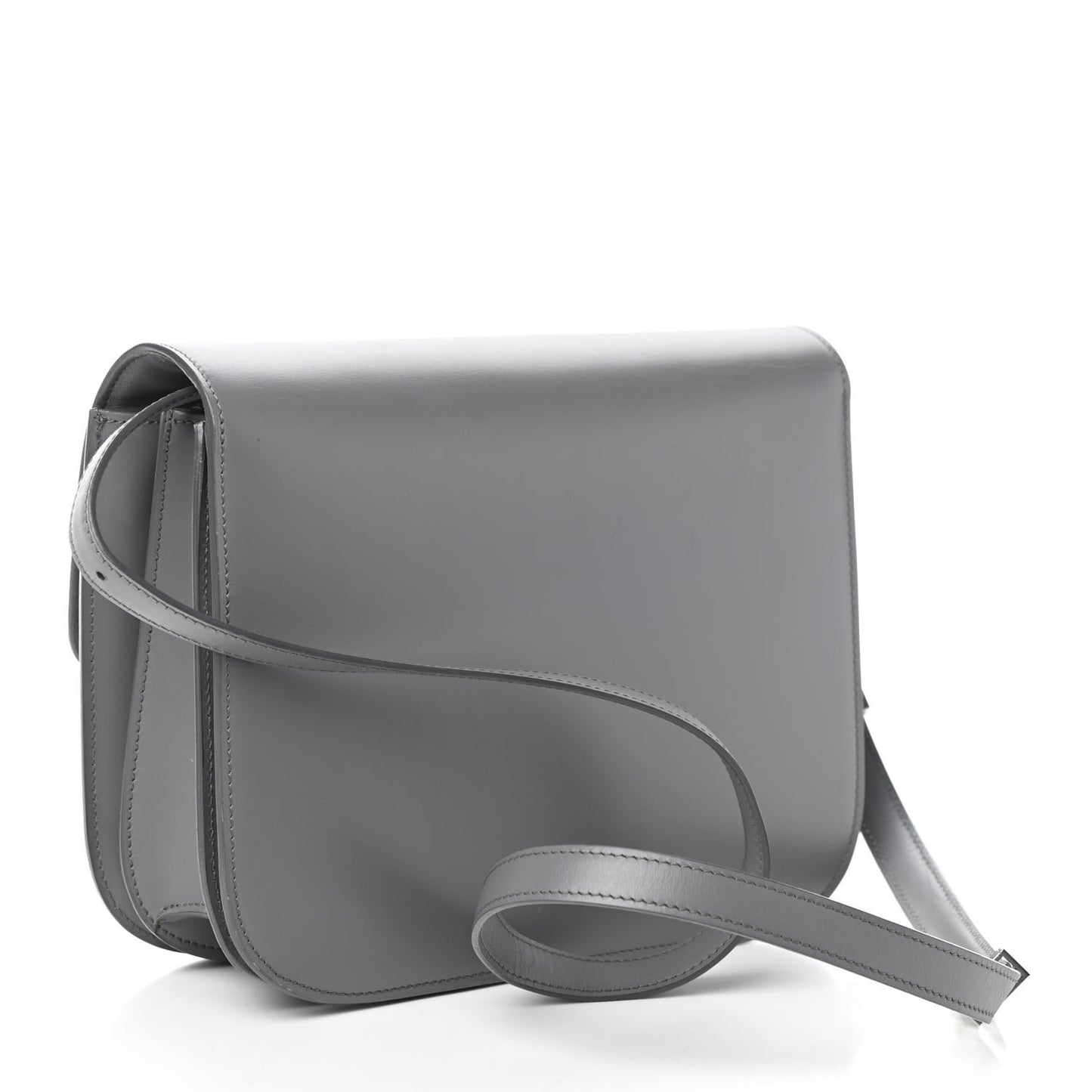 Smooth Calfskin Medium Classic Box Flap Bag Storm