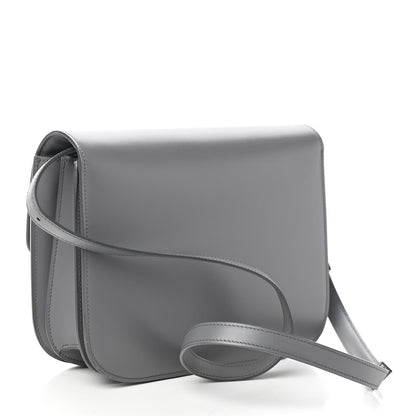 Celine Smooth Calfskin Medium Classic Box Flap Bag Storm 3 of 8