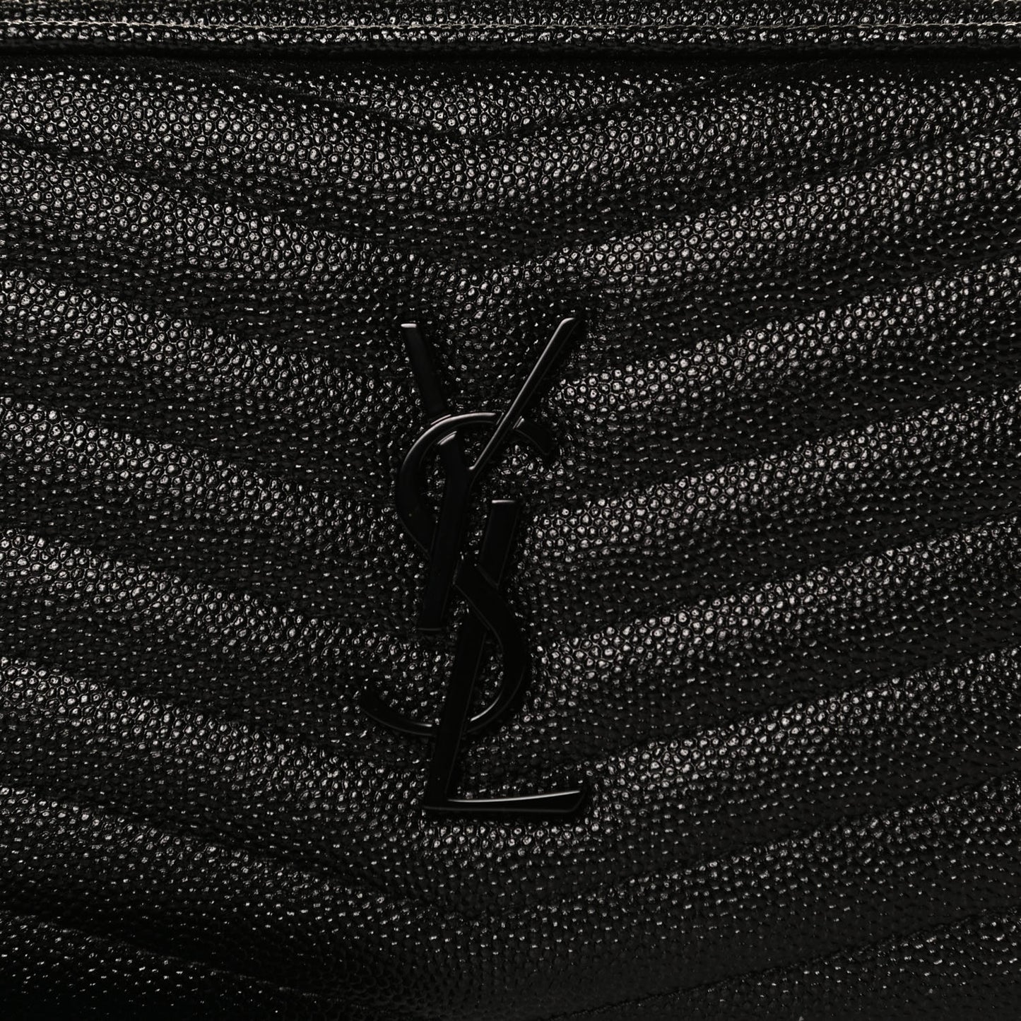 Grain De Poudre Matelasse Monogram Mini Lou Camera Bag Black