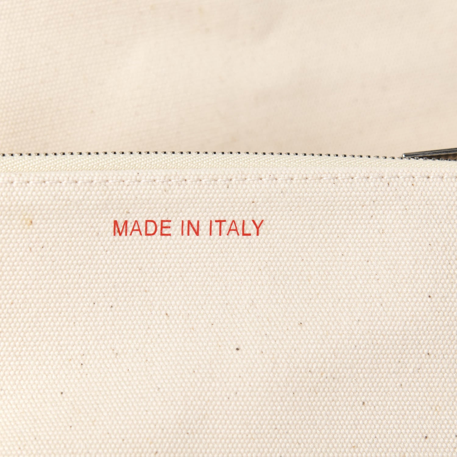 Celine Textile Small Made In Tote Natural Red 8 of 12