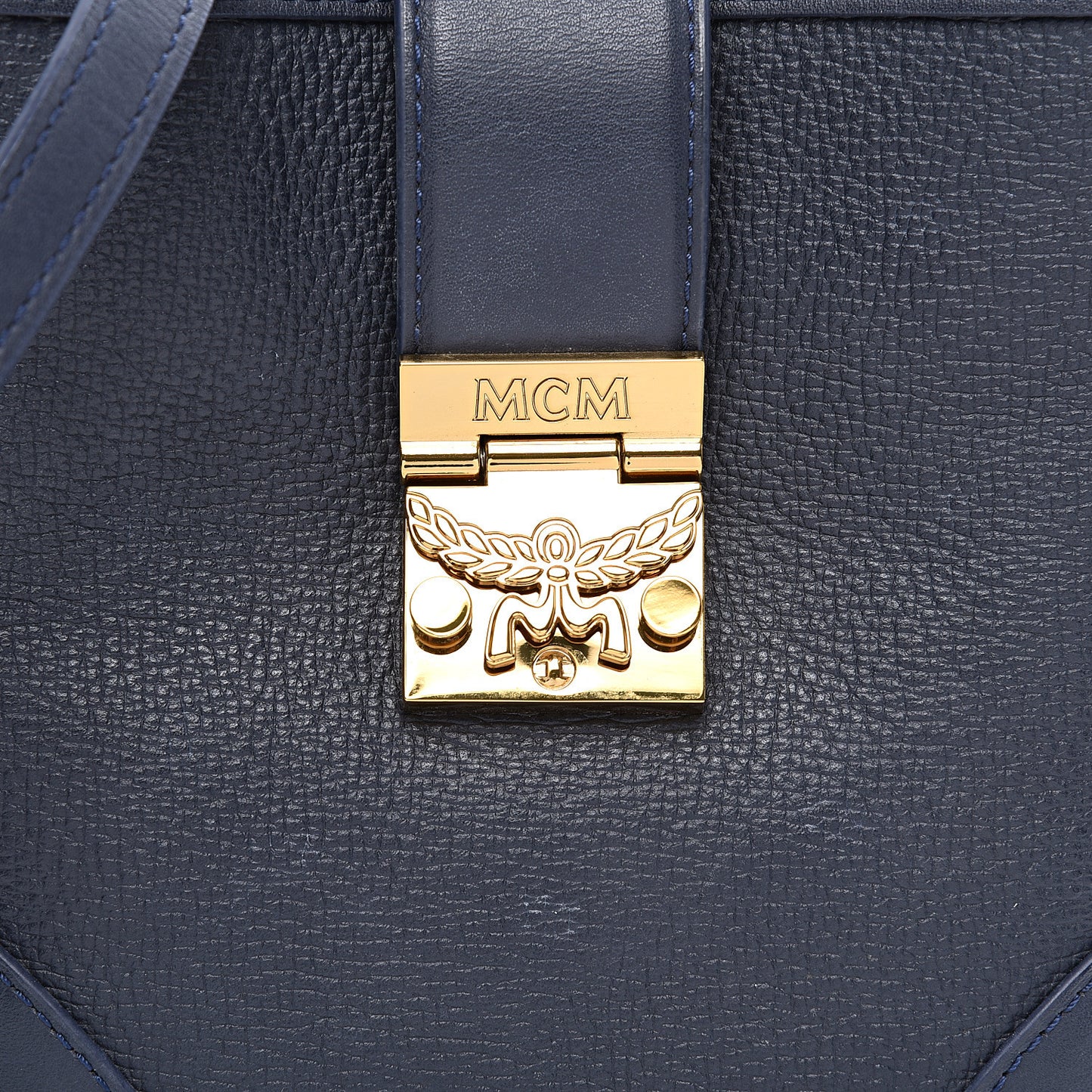 Calfskin Mini Claudia Crossbody Bag True Navy
