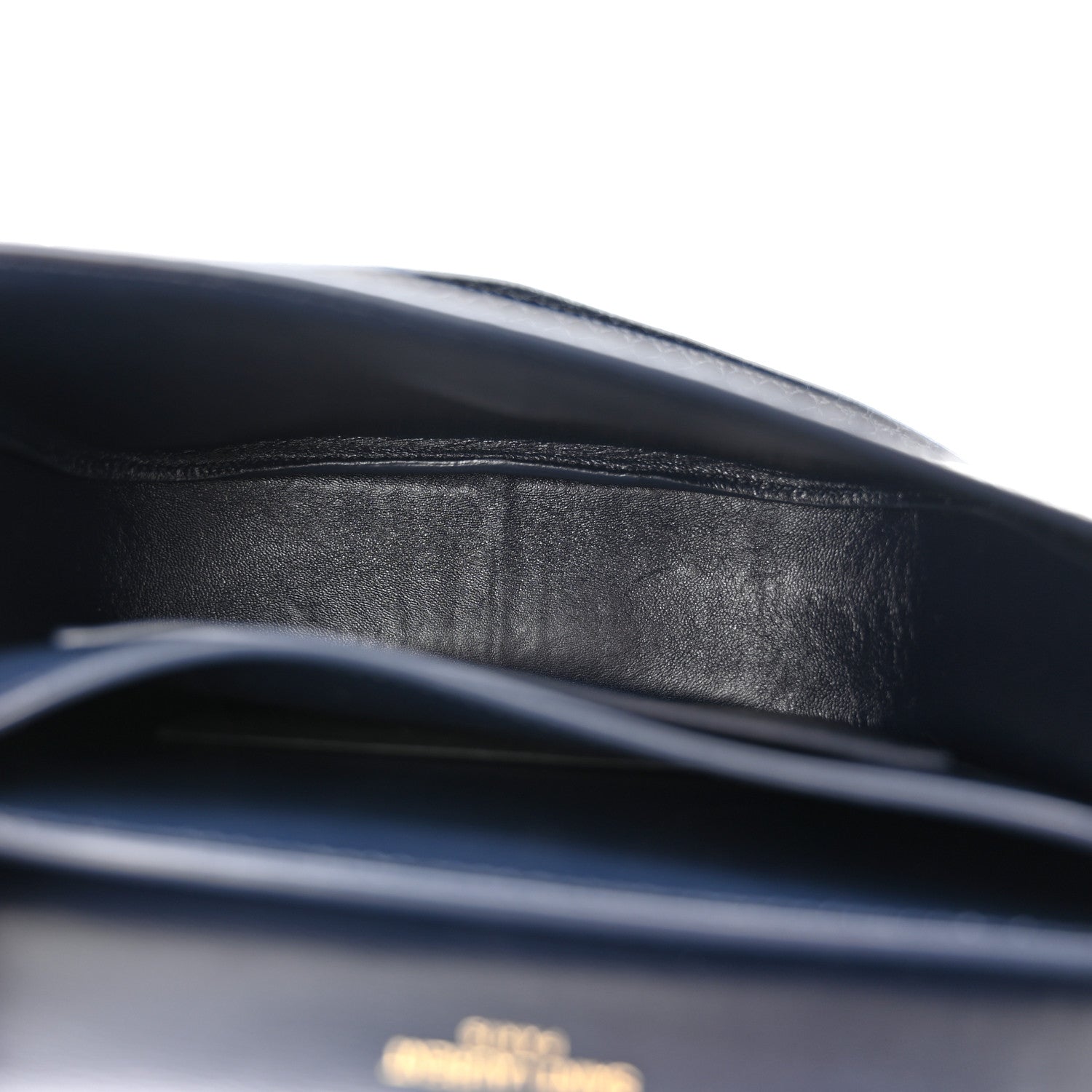Saint Laurent Snakeskin Small Kaia Satchel Navy 5 of 11