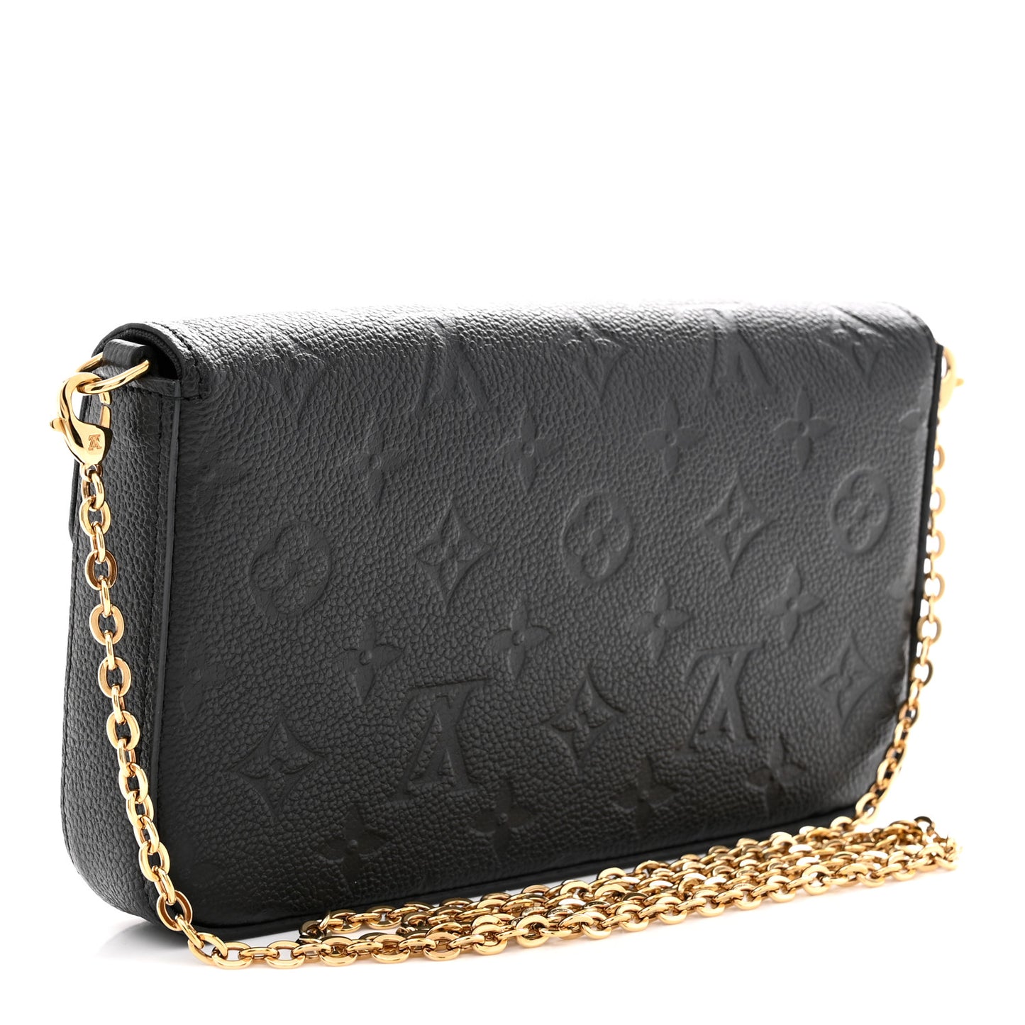 Empreinte Pochette Felicie Chain Wallet Black