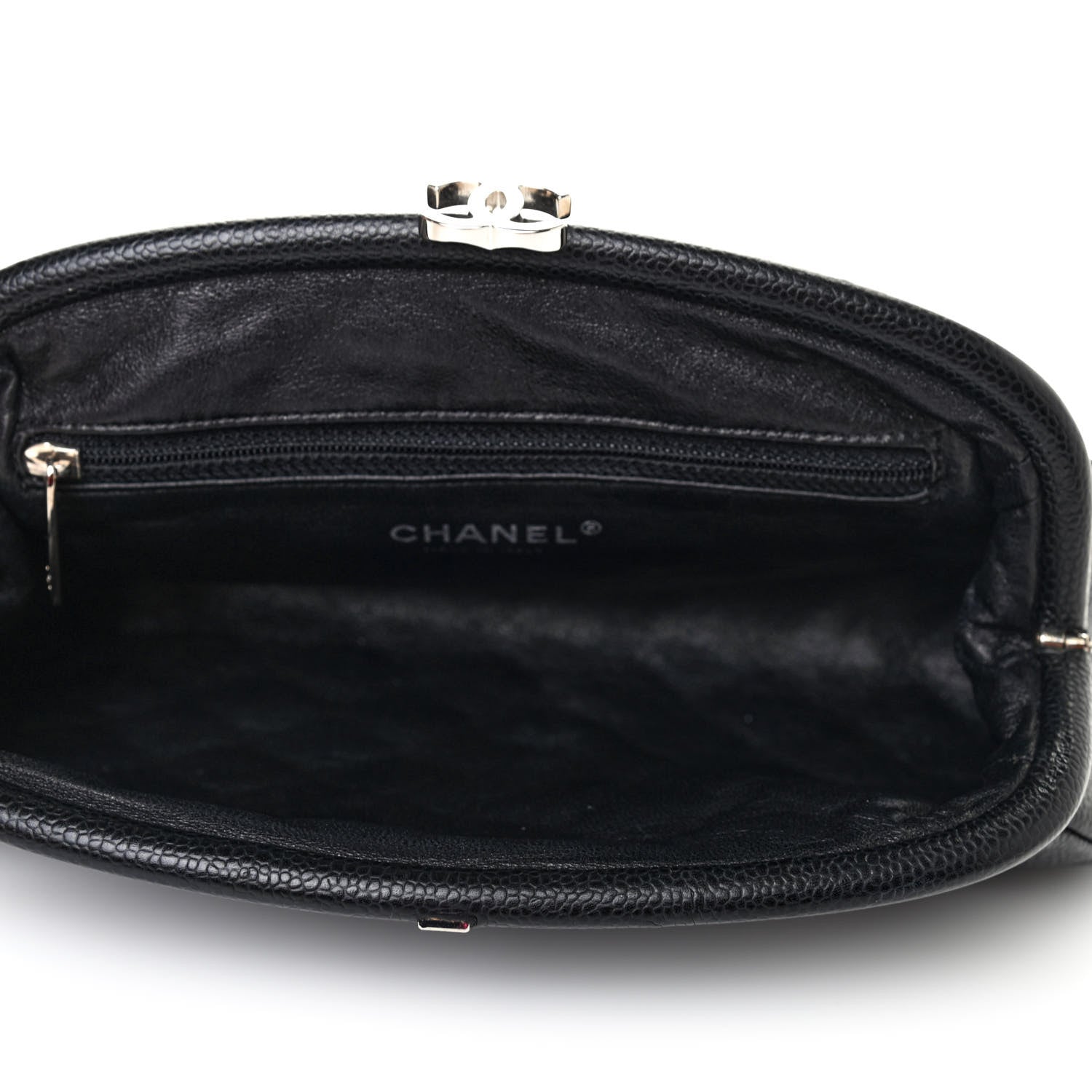 Chanel Caviar Quilted Timeless Clutch Black 4 of 4