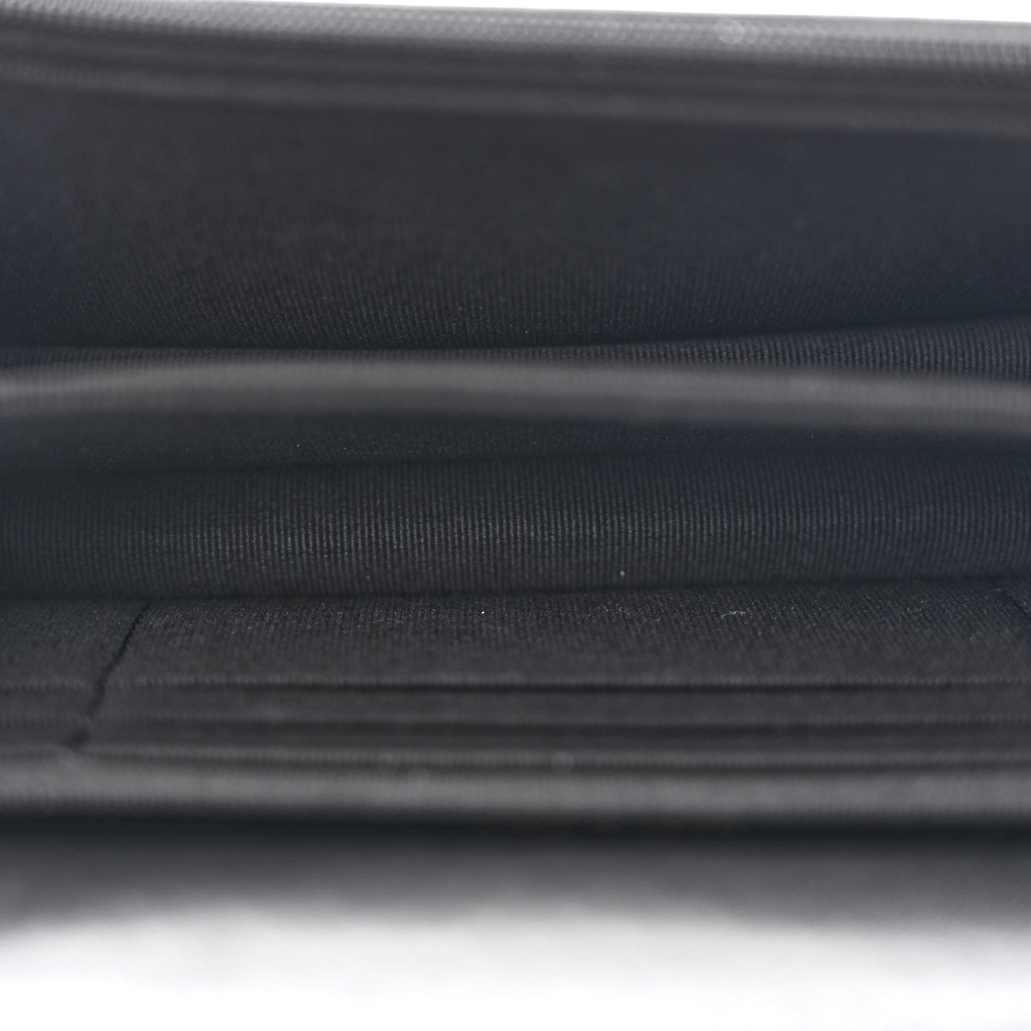 Chanel Lambskin Resin Quilted Mini Wallet On Chain WOC Black 5 of 12