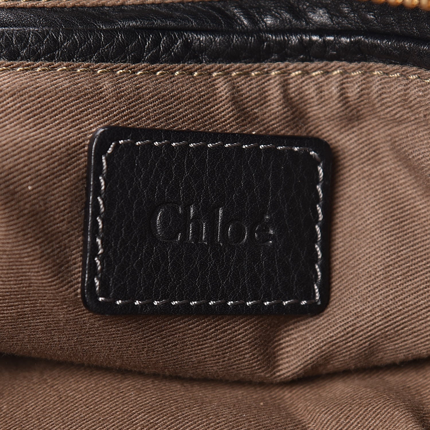 Chloe Calfskin Large Marcie Satchel Black 6 of 17