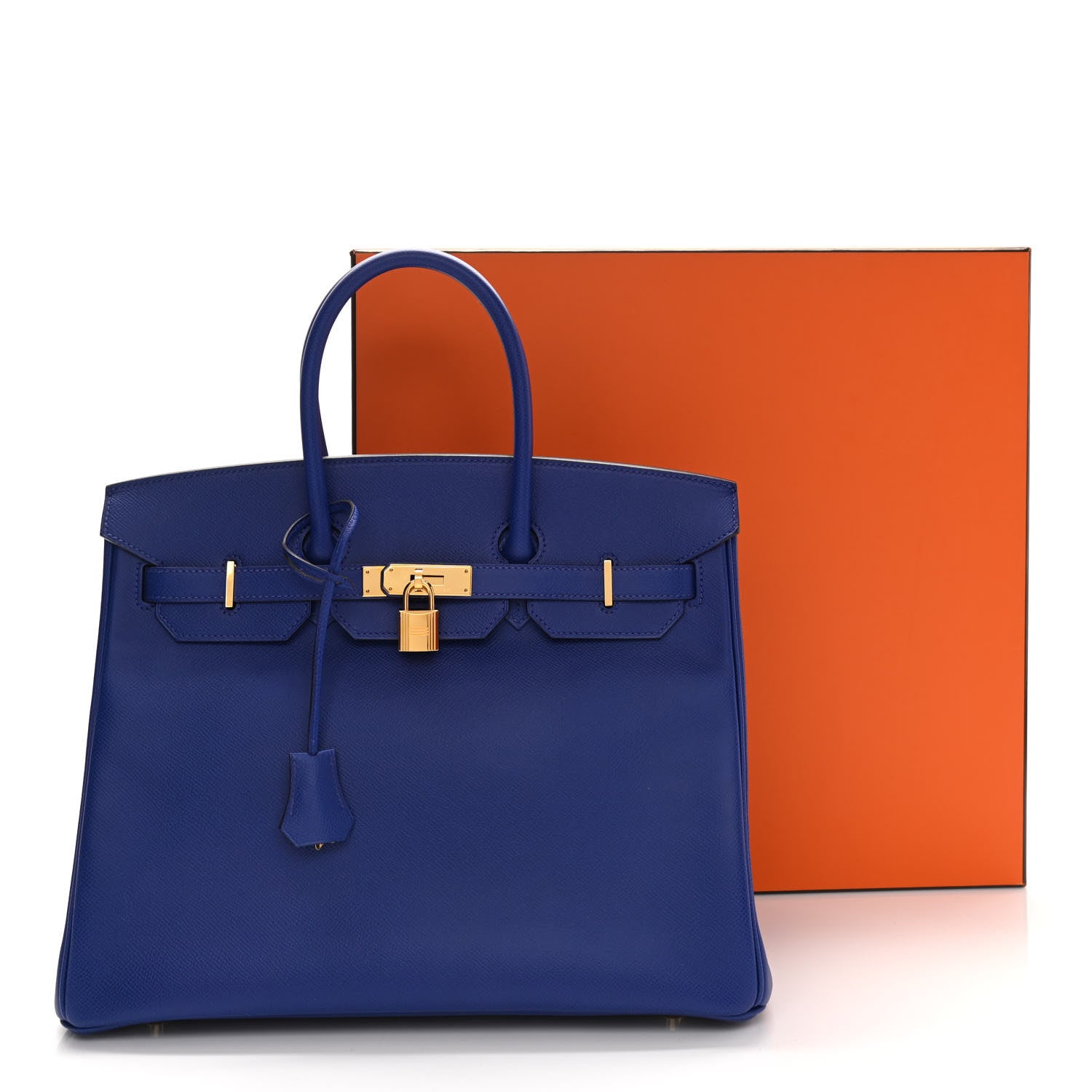 Hermes Epsom Birkin 35 Bleu Electrique 14 of 14