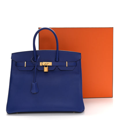 Hermes Epsom Birkin 35 Bleu Electrique 14 of 14