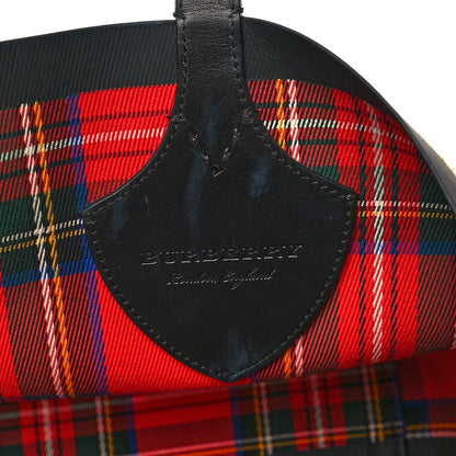 Burberry Vintage Check Medium The Giant Reversible Tote Antique Yellow Bright Red 15 of 18