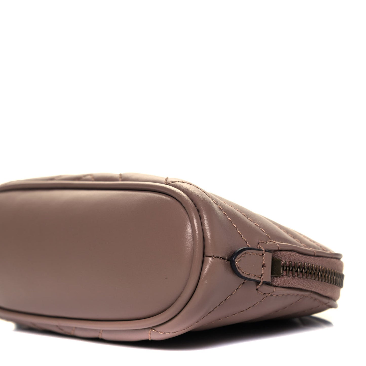 Calfskin Matelasse GG Marmont Pouch Cosmetic Case Porcelain Rose