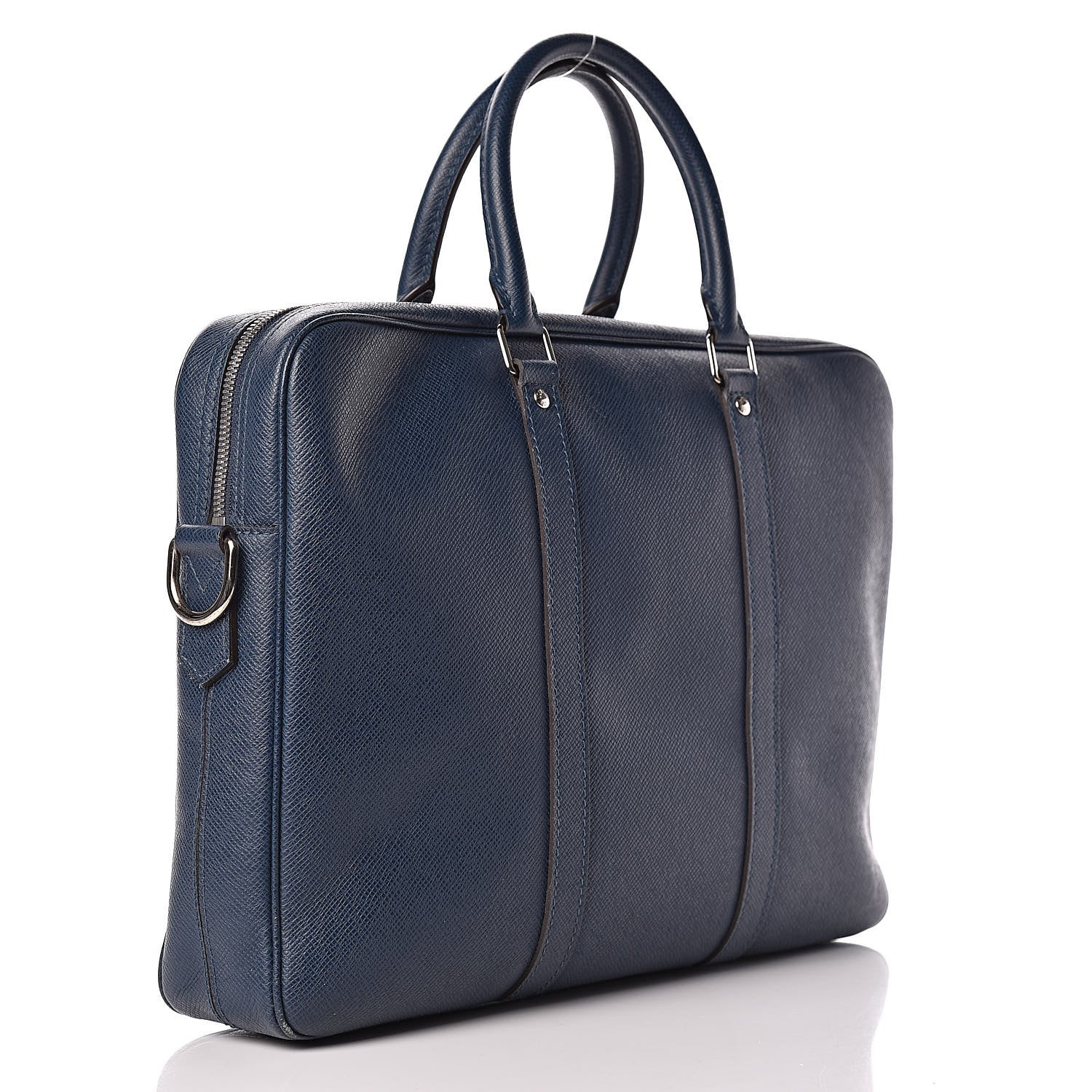 LOUIS VUITTON ネイビー ビジネスバッグ Louis Vuitton Taiga Porte-Documents Voyage PM Ocean 417373