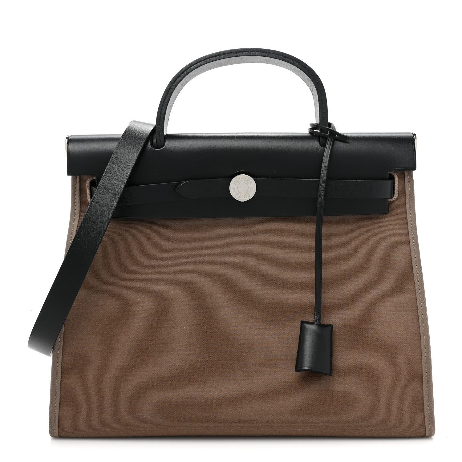 Hermes Vache Hunter Toile Herbag Zip 31 PM Etoupe Ebene 1 of 14