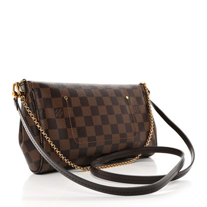Louis Vuitton Damier Ebene Favorite MM 3 of 10