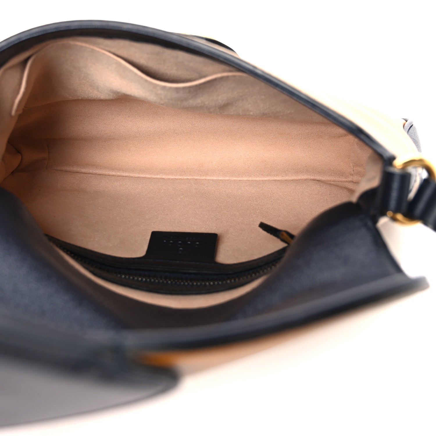 Gucci New Sakai Calfskin Lux Small Dahlia Messenger Shoulder Bag Yellow Black 5 of 10