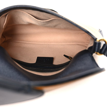 Gucci New Sakai Calfskin Lux Small Dahlia Messenger Shoulder Bag Yellow Black 5 of 10