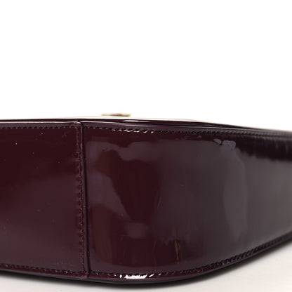 Saint Laurent Patent Le 5 A 7 Hobo Bordeaux 10 of 10