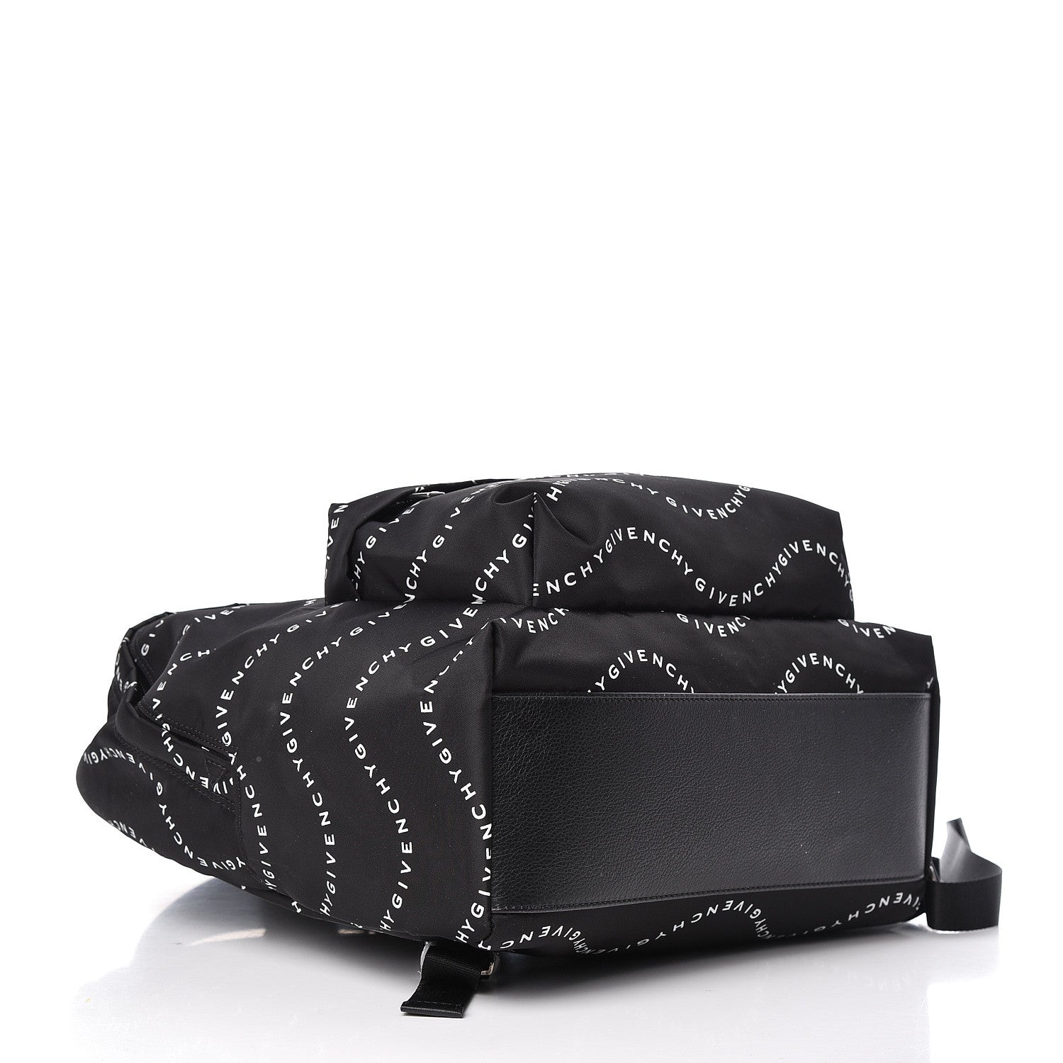 Givenchy Nylon Waves Print Urban Backpack Black White 4 of 11