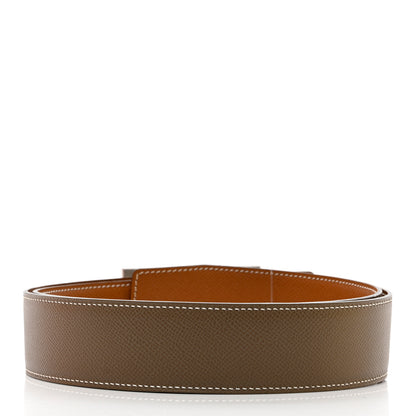 Hermes Epsom 38mm Constance H Belt 100 Gold Etoupe 4 of 9