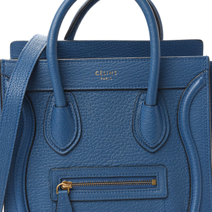 Celine Goatskin Nano Luggage Sea 9 of 9