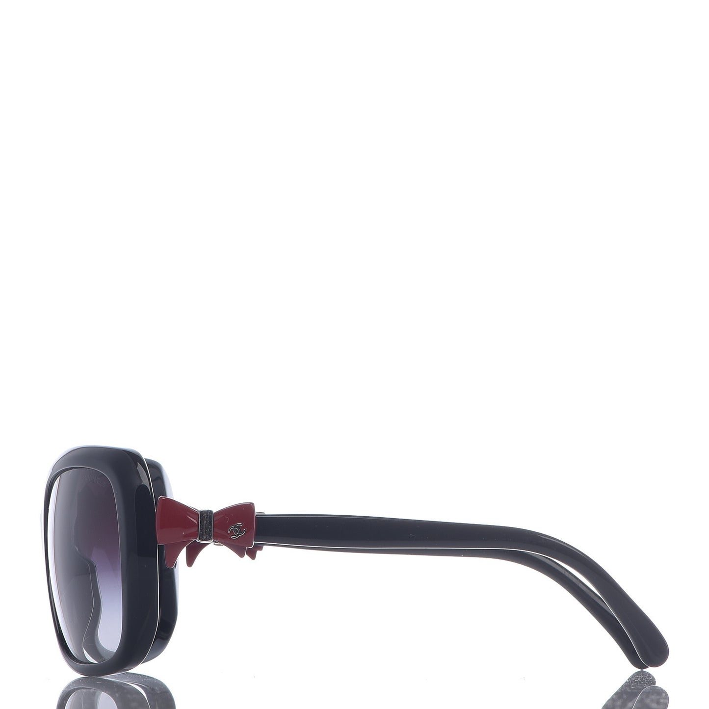Acetate CC Bow Sunglasses 5171 Black Red