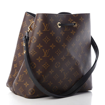 Louis Vuitton Monogram Neonoe MM Black 3 of 9