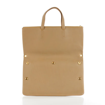 Celine Calfskin Bi-Color Folded Cabas Camel 11 of 12