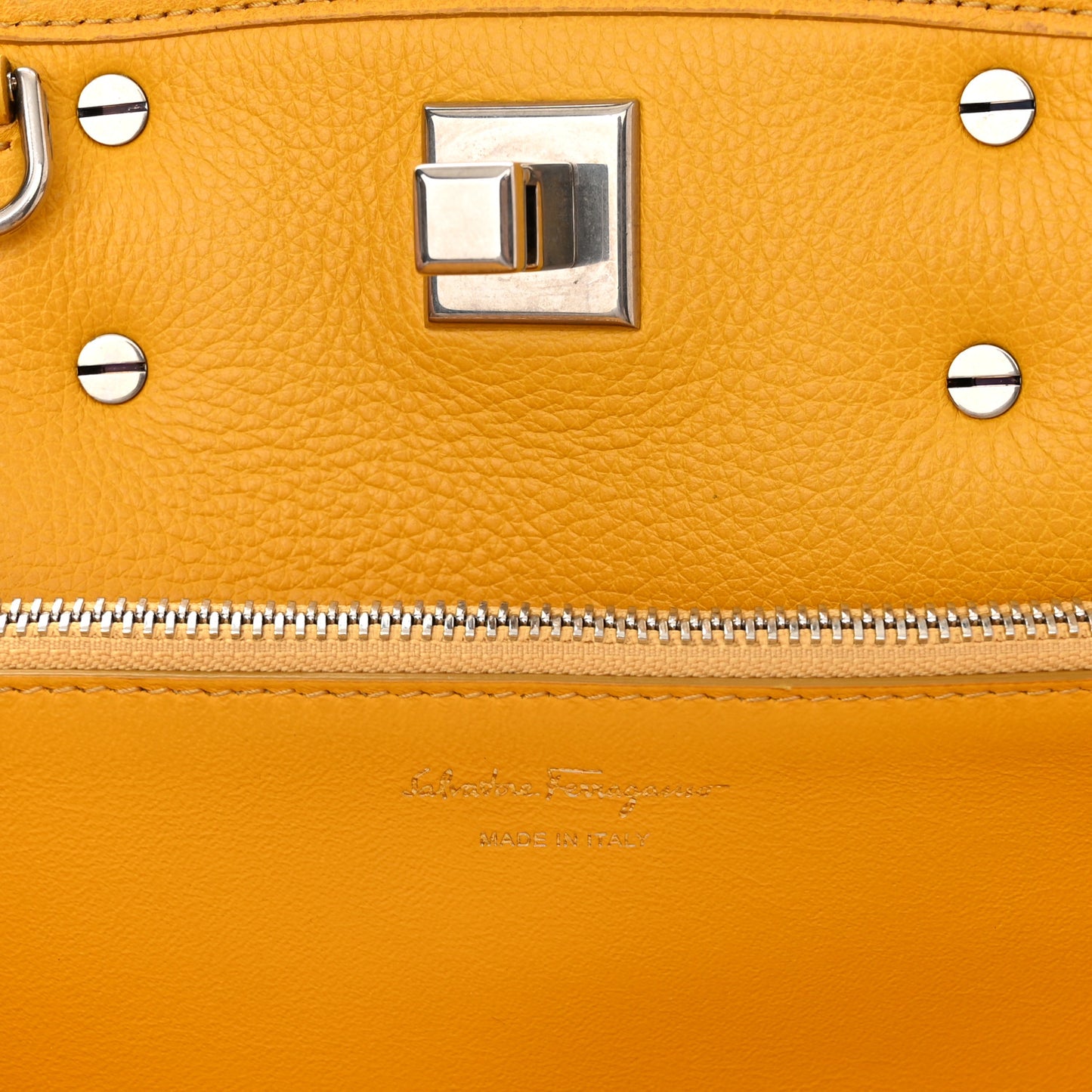 Calfskin The Studio Bag Sunshine