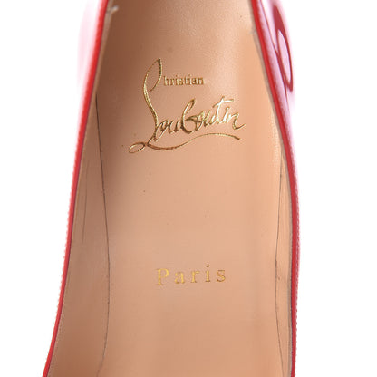 Christian Louboutin Patent Pigalle Follies 100 Pumps 35.5 Pavot 6 of 11