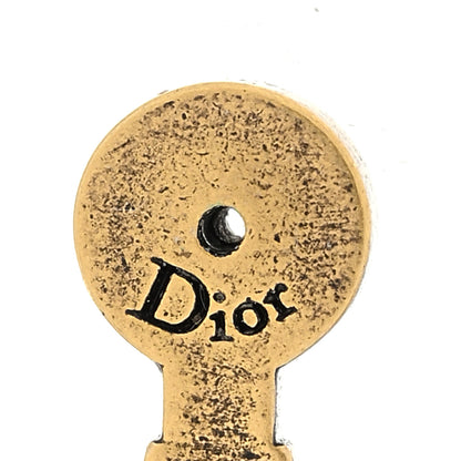 Christian Dior Metal J'Adior Earrings Aged Gold 4 of 4
