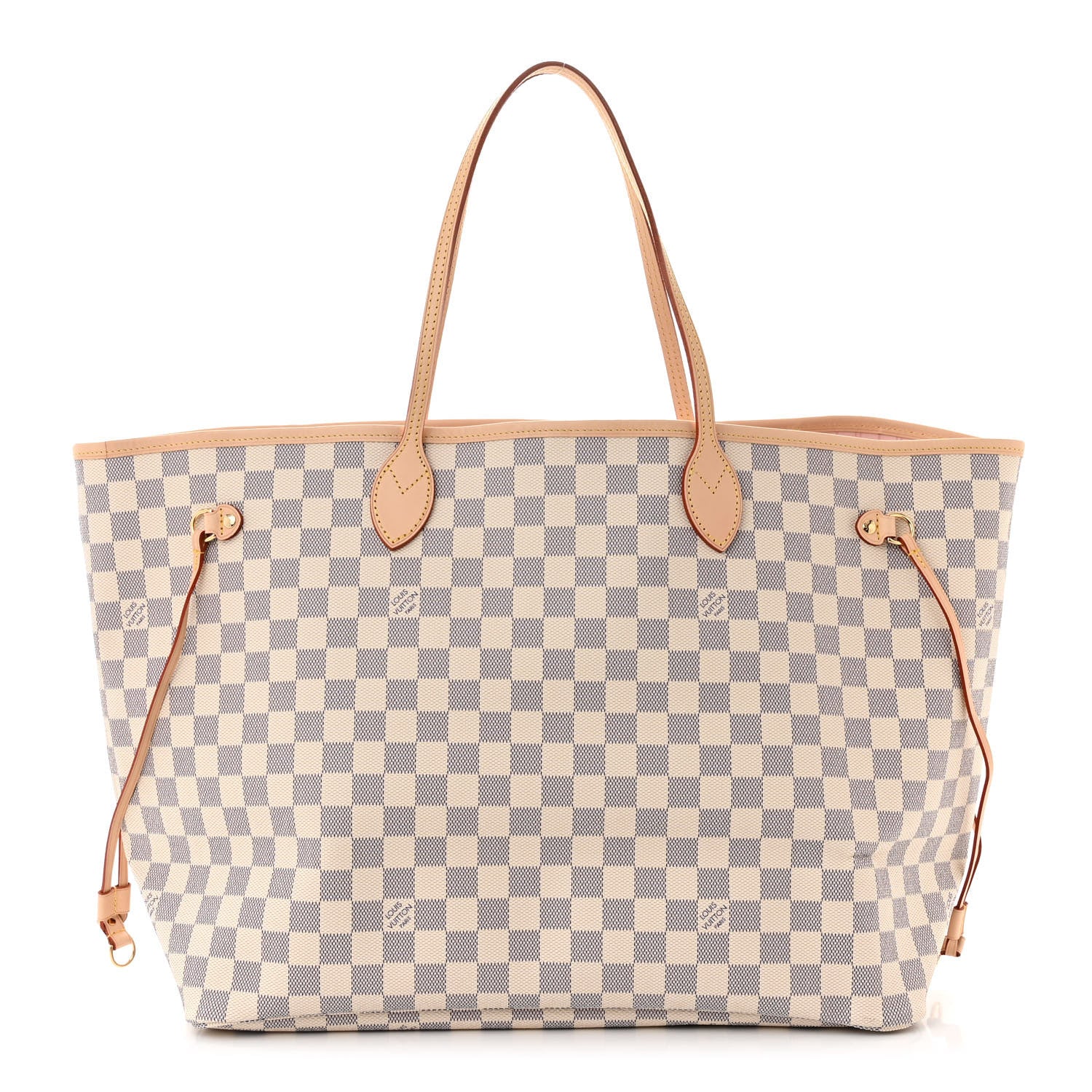 Louis Vuitton Damier Azur Neo Neverfull GM Rose Ballerine 1 of 10
