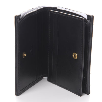 Gucci Calfskin Matelasse GG Marmont Card Case Wallet Black 5 of 6